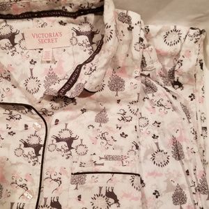 Victoria's Secret Two Piece Flannel Pajamas